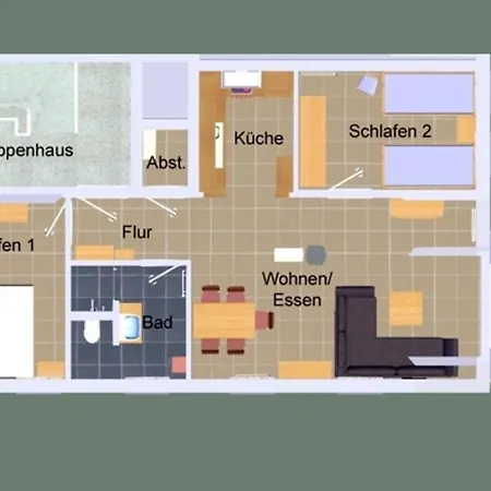 Les Belles, Haus Cecile, Fw Mystique, Whg 3 Apartamento *